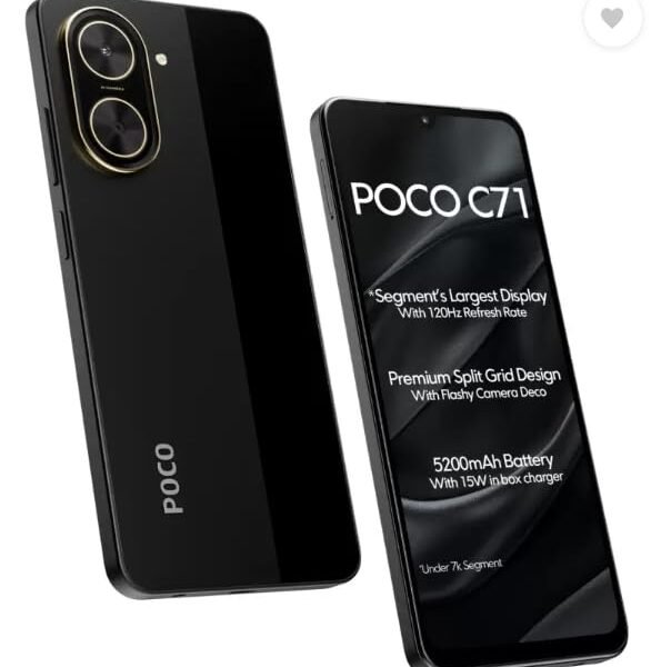 POCO C71, Power Black (4GB, 64GB)
