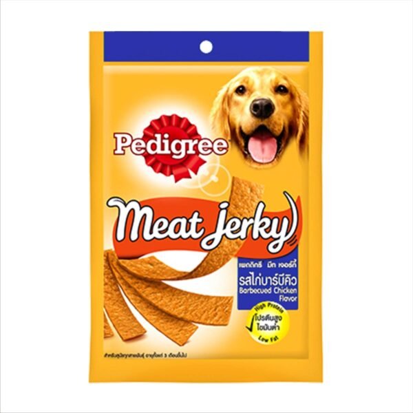 Pedigree Meat Jerky Stick Adult Dog Treats, Barbecue Chicken-80gm (Pack of 4) By Jolly & Cutie Pets