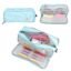 Pencil Case, Cute Pen Pencil Case with Double Zippers Closure Stationery Supplies Pen Pencil Pouch with Compartments for Middle High School Student Kids Boy Girl Teen Adult Blue