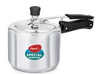 Pigeon by Stovekraft 3 Litre Special Aluminium Inner Lid Non-Induction base Pressure Cooker (Silver) BIS Certified
