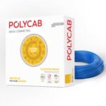 Polycab Suprema 6 sqmm Electron beam technology housewire|605C heat withstand capacity| No melt-No drip PVC insulation| 60 years product life|85% higher current carrying capacity|90M coil【Blue】