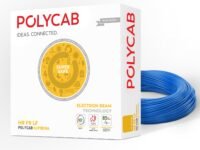 Polycab Suprema 6 sqmm Electron beam technology housewire|605C heat withstand capacity| No melt-No drip PVC insulation| 60 years product life|85% higher current carrying capacity|90M coil【Blue】