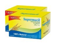 Psyllium Husk (Sat Isabgol) Sachets: 2 Month Pack: 30 X 2 = 60 Sachets (3.5 Grams each) (210 Grams)