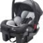 R for Rabbit Picaboo Grand 4 in 1 Multi Purpose Baby Carry Cot Cum Car Seat with 3 Level Recline Position and Detachable Base Carry cot for 0 to 15 Months Baby (Black Grey)