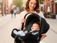 R for Rabbit Picaboo Sportz Baby Carry Cot, 3 in 1 Multi Purpose Kids Carry Cot, Feeding Chair, Rocker for Infant Babies of 0 to 15 Months & Weight Capacity Upto 13 Kgs (Pure Black)