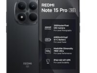 REDMI Note 15 Pro 5G (Carbon Black, 8GB+128GB) | 200MasterPixel OIS Camera | Dimensity 7400-Ultra | 17.3cm CrystalRes AMOLED Screen | IP66/68/69/69K | Mega 6580mAh Si/C Battery | 45W Fast Charging