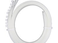 SCHOFIC Cable Zip Ties Heavy Duty 370 MM [Size 14.5 INCH], Ultra Strong Plastic [Polyamide] Wire Ties with 120 Pounds Tensile Strength, Nylon Tie Wraps with 7.6 MM Width (50, WHITE)