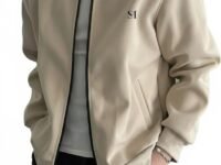 SMOWKLY Casual Jacket for Men | Regular Fit Stand Up Collar Zip Closure Casual Sweatshirt | Regular Wear, Travel Layering Warm Hoodie | Mens Full Sleeve Stylish Winter Sweater