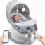 SOFTIES Automatic Cradle for Baby Rocker Light Grey | 0 to 12 Months | Swing for New Born Baby | Automatic Swing Cradle for Infants (Light Grey)