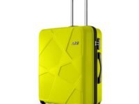 Safari Medium Pentagon Pro 8 Wheels 66Cm Size Checkin Trolley Bag, Hard Case Polypropylene 360º Wheeling Luggage for Men & Women, Travel Bag, Suitcase for Travel, Trolley Bags for Travel, Green Lime