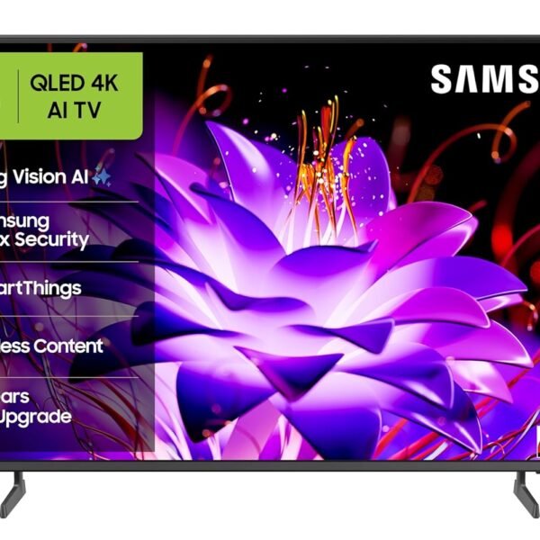 Samsung 138 cm (55 inches) Vision AI 4K Ultra HD Smart QLED TV QA55QEF1AULXL