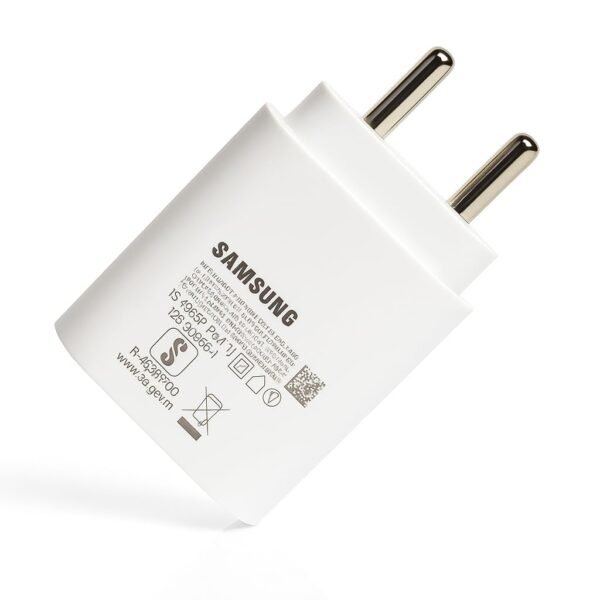 Samsung 25W PD Type-C Superfast Charger Adapter Compatible with Galaxy M07|M17|M36|M06|M05|M16| M35|A55|A56|A35|A16|A36|S24Fe|F06|F16|F36|F56|Z Flip7|S25(Edge,Plus,Fe) Tab|25Watt USB C Fast Charging