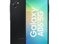 Samsung Galaxy A06 5G (Black, 4GB RAM, 64GB Storage) | 50MP Dual Camera | 4 Gen OS Upgrades | IP54 Rating | Voice Focus