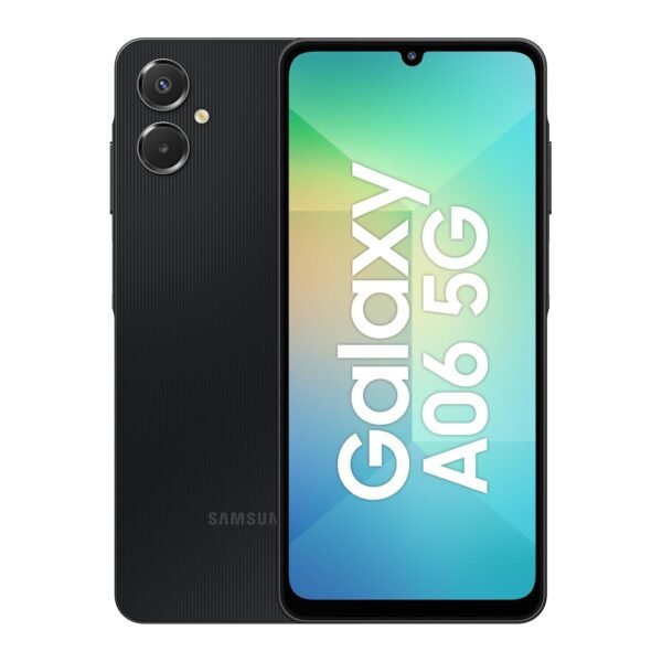 Samsung Galaxy A06 5G (Black, 4GB RAM, 64GB Storage) | 50MP Dual Camera | 4 Gen OS Upgrades | IP54 Rating | Voice Focus