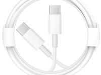 Samsung Original Type C to Type C Mobile Data Charging Cable for Galaxy SuperFast Transfer Power Cable A55/M55/F55/F15/M15/A54/A15/A14/A34/F34/F23/F14/M14/M34/M33/S21 fe/S22/S23/S23 Fe 5G/S24, White