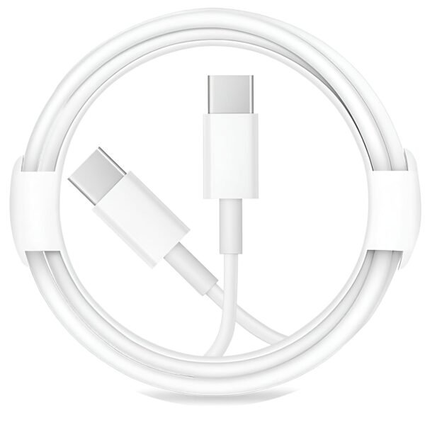 Samsung Original Type C to Type C Mobile Data Charging Cable for Galaxy SuperFast Transfer Power Cable A55/M55/F55/F15/M15/A54/A15/A14/A34/F34/F23/F14/M14/M34/M33/S21 fe/S22/S23/S23 Fe 5G/S24, White