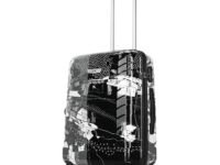 Skybags Medium Acrylonitrile Butadiene Styrene (Abs) Trooper Check-in Size Hard Luggage (65Cm) | Luggage Trolley with 4 Spinner Wheels and Resettable Combination Lock | Black