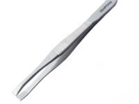 Slant Tip Tweezer & Plucker for Upper Lip, Eyebrows & Blackhead - Set of 1