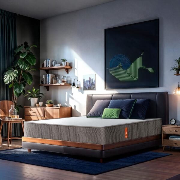 Sleepyhead Flip - Premium Dual Sided High Density Foam Queen Bed Mattress with Firm & Medium Soft Sides, 7 Years Warranty, 4 Inch Queen Size Bed Mattress (78X60X4)