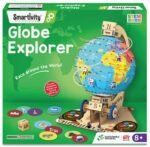 Smartivity Interactive Globe Model for Kids 8-14 Years Old | Build Your Own Globe with 1000+ Facts About Animals, Monuments, Places I Birthday Gift for Boys & Girls I Educational Toy for Kids