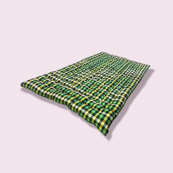 Soft Cotton Quilt Mattress – 72 x 36 Inches | Foldable, Lightweight & Firm Gadda for Single Bed | Breathable, Durable Sleeping Mattress in Multicolor