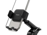 Spigen Dashboard & Windshield Car Mobile Holder [Strong Suction Cup][360° Rotational][Stable Hold] Compatible with Most Smartphone Devices - Black