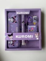 Stationery kit Set for Kids | Birthday Gift | School Supplies kit (Pencil, Eraser, Sharpner, Scale, Crayon & Geometry Box) Purple