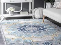 Status 3 x 5 Feet Multi Printed Vintage Persian Carpet Rug Runner for Bedroom/Living Area/Home with Anti Slip Backing