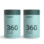 Supply6 360 Ultimate Health Powder for Women & Men | Daily Supplement with 63+Vitamins, Minerals, Probiotics, and Superfoods | Daily Greens | Gut Health supplements, Energy, Immunity(30 Servings)
