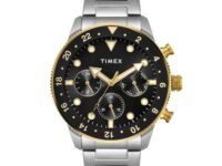 TIMEX Analog Watch for Man with Round Dial & Water Resistant Men's Wrist Watches