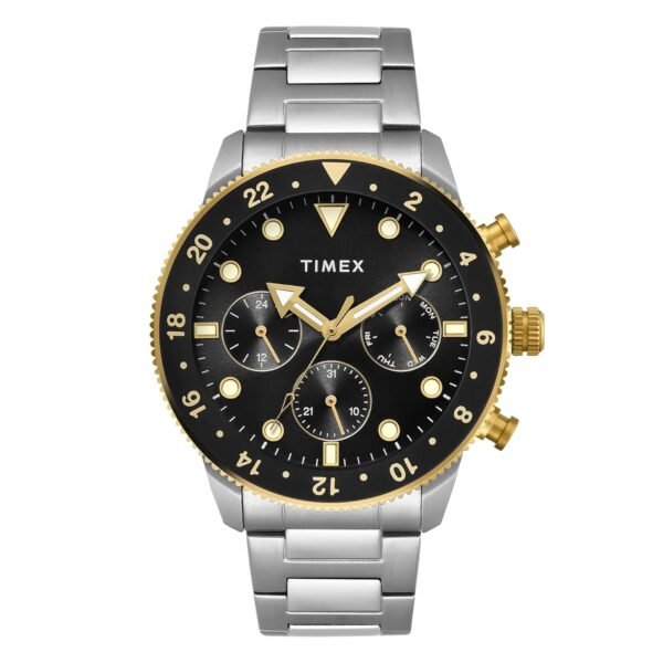 TIMEX Analog Watch for Man with Round Dial & Water Resistant Men's Wrist Watches