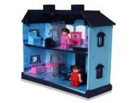 TOYZONE Frozen My Colour Doll House (24 pcs) | Girls Role Playset | Frozen Theme | Pretend Play | Dollhouse Accessories | Imaginative Play | Playhouse | for Kids Age 2-8 Years