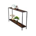 TRENDY VIBES Console Wooden Sofa Table, Industrial Hallway Tables for Entryway Corridor Living Room Bedroom & Office Easy to Assemble
