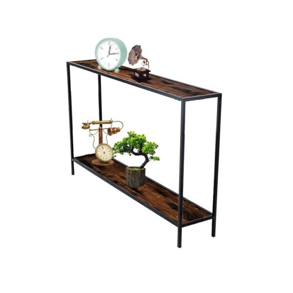 TRENDY VIBES Console Wooden Sofa Table, Industrial Hallway Tables for Entryway Corridor Living Room Bedroom & Office Easy to Assemble