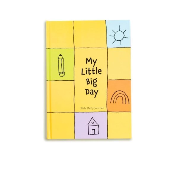 The Journal Lab | My Little Big Day: A Daily Gratitude Journal for Kids Aged 5–12 with Fun Prompts, Weekly Themes & Activities | Doodle Yellow Edition | 144 Pages