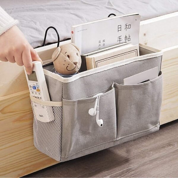 Under Bed Storage Organizer, Gray, Hanging and Drawer Design, For Shoes, Clothes, Toys, Books