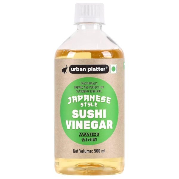 Urban Platter Japanese Rice Vinegar (Awasezu), 500ml [All Natural Vinegar Traditionally Made and Seasoned] - Perfect for Seasoning Sushi Rice