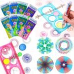 VIBA® Birthday Return Gift Set Bulk Spirograph Ruler Scale Stationery Art & Craft Kit for Kids (Pack of 48) | Creative Drawing Geometry Set for Boys & Girls | School Party Favors for Children