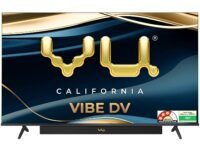 Vu 139cm (55 inches) Vibe Series 4K QLED Smart Google TV 55VIBE-DV
