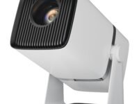 WZATCO Yuva Go Plus, 1080P Native Projector 4K Ultra HD, Android 13.0 Smart Home, Rotatable, Auto & 4D Keystone. WiFi 6 & BT, Screen Mirroring, ARC, Room Portable Cinema, White