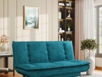 Wakefit Polyester Sofa Cum Bed 3 Seater | 3 Yrs Warranty | Sofa Bed 6 X 4 Feet, Foldable Sofa Cum Bed - Amoeba (Malphino: Dark Earth)