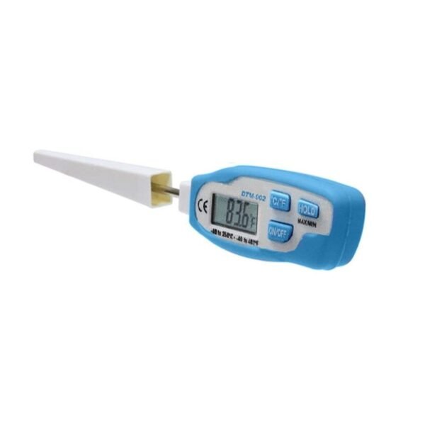 Waterproof Digital food Thermometer -40°C to 300°C / 40°F to 572°F with Data Hold, Max/Min Function Temperature Thermometer -Blue