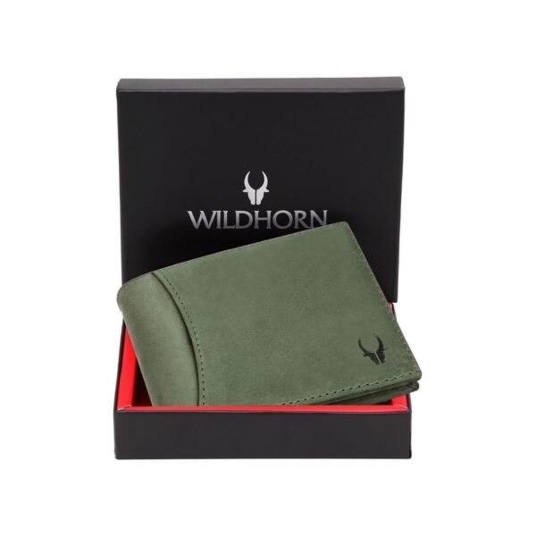 WildHorn Wildhorn India Oliver Green Leather Men's Wallet (WH7311GREEN)