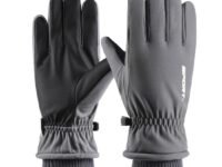 Zibuyu® Winter Gloves for Men Women Adult Warm Riding Gloves Touch Screen Finger Anti-Slip Design,Ski Gloves,Bike Gloves Windproof Waterproof