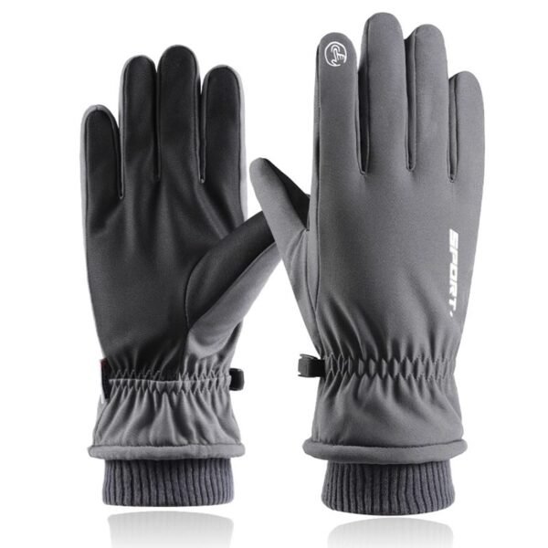 Zibuyu® Winter Gloves for Men Women Adult Warm Riding Gloves Touch Screen Finger Anti-Slip Design,Ski Gloves,Bike Gloves Windproof Waterproof