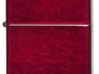 Zippo Classic Candy Apple Red Windproof Lighter – High-Gloss Vibrant Finish, Refillable, (Bis Certified)