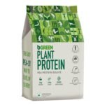 bGREEN Plant Protein Powder, Chocolate (500g, 14 Servings) | Pea Protein Isolate | 22.32g Protein Per Scoop