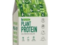 bGREEN Plant Protein Powder, Chocolate (500g, 14 Servings) | Pea Protein Isolate | 22.32g Protein Per Scoop