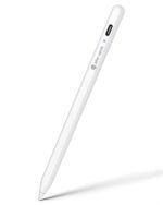eller santé® Universal Stylus Pen for Touch Screen Devices Compatible with Android, iOS, Tablets & Smartphones iPad Pencil Power Display Tilt Sensitivity Magnetic Adsorption- White
