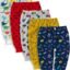 minicult Cotton Pajama Pants with All Over Print for Boys and Girls (Multicolor Designs)(Pack of 5)
